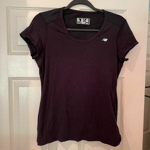 Black New Balance Short Sleeve Activewear